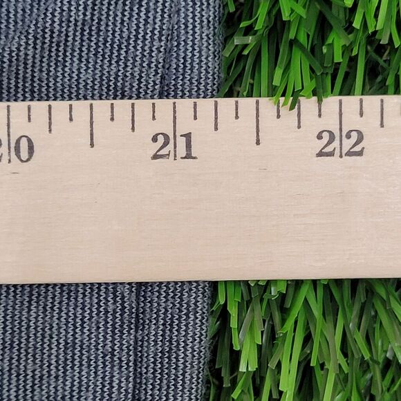 Vintage 90s MOD Stripes Shirt Large 21x27 Blue Red - Picture 5 of 12